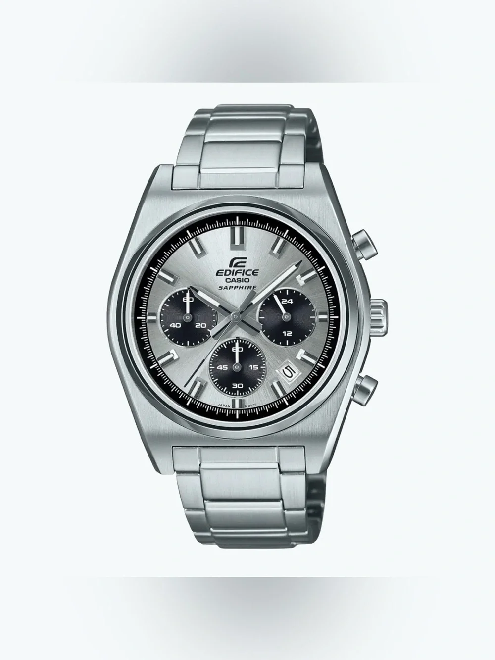 Casio Edifice EFB-730D-7AV Analog ChronographWatch (Silver)